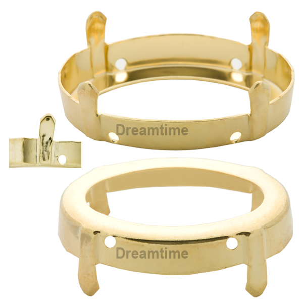 Sew on Setting for Large Oval Stone